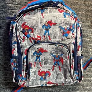 Pottery Barn Kids Superhero Backpack - Blue, Red, and Gray
